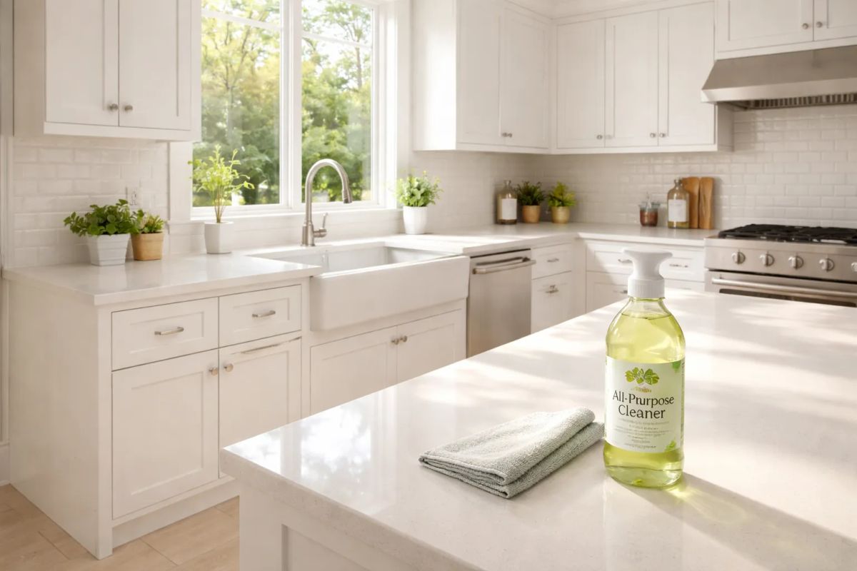 Riso Clean Pro cleaner refreshing a bright Westford home