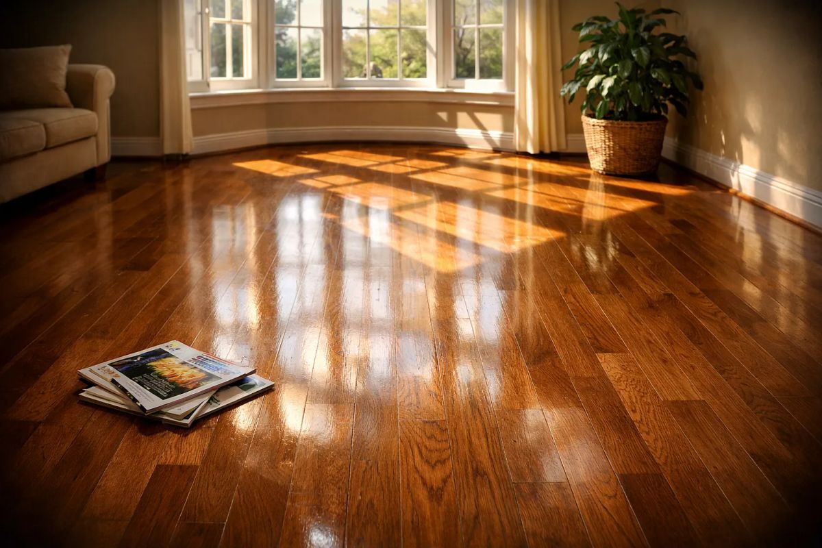 Cleaner polishing bright home surfaces after a detailed deep cleaning